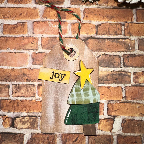 Christmas Tree Gift Tag/Ornament