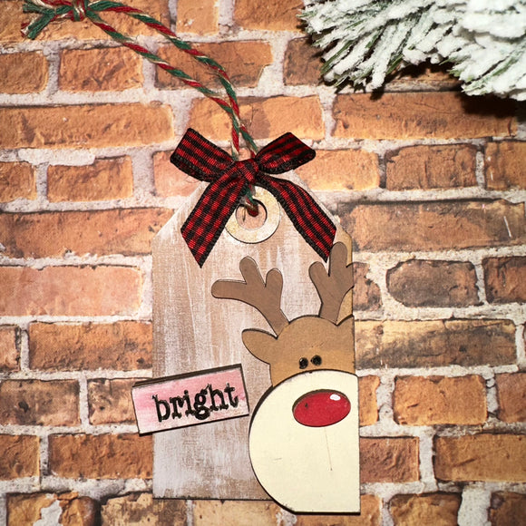 Reindeer Gift Tag/Ornament