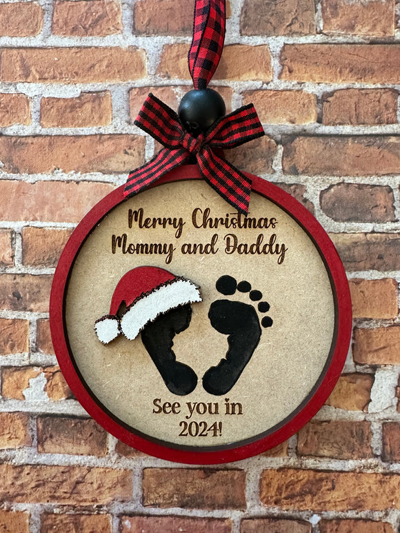 Baby on the way Ornament